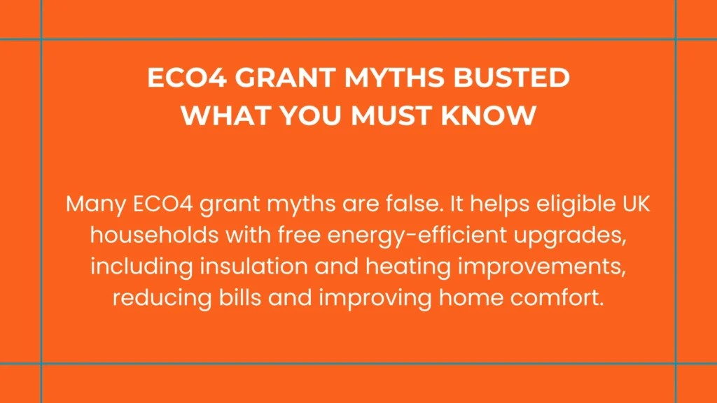 ECO4 Grant myths explained for UK households