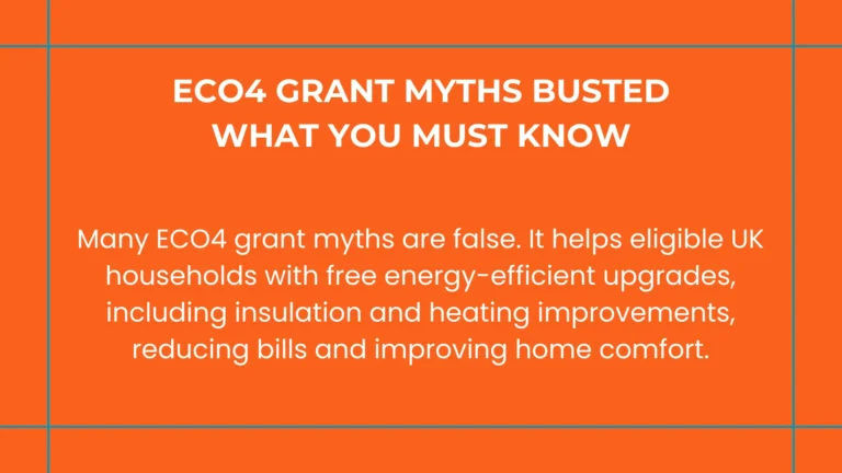 ECO4 Grant myths explained for UK households