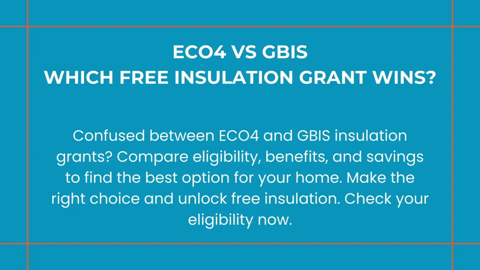 ECO4 and GBIS home insulation upgrades