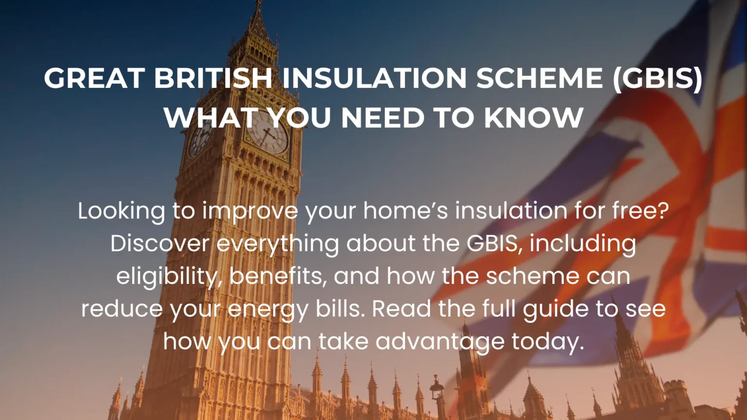 GBIS Scheme home insulation upgrades