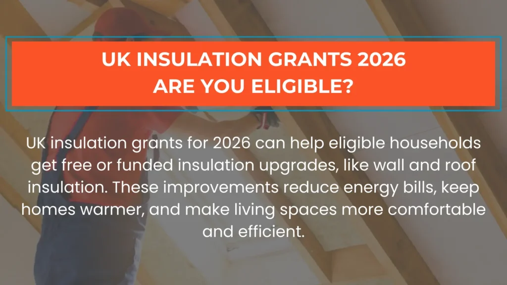 Home insulation upgrade funded by insulation grants UK