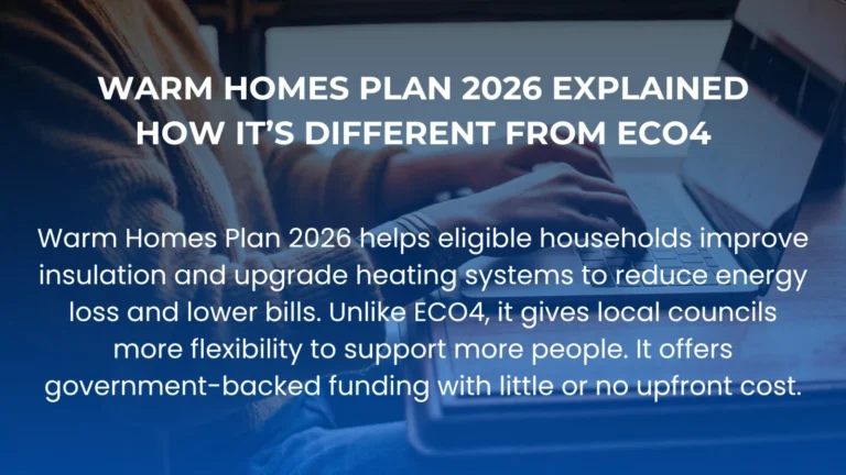 Warm Homes Plan 2026 comparison with ECO4